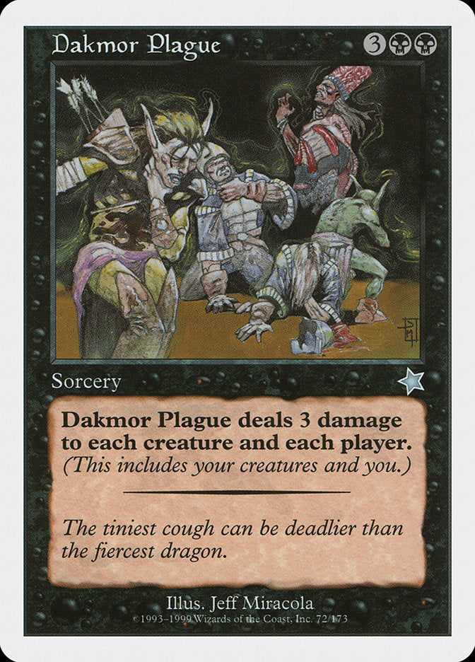 Dakmor Plague [Starter 1999] | Cards and Coasters CA