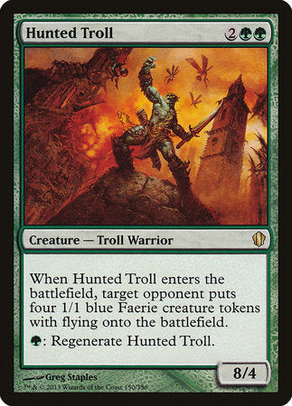 Hunted Troll [Commander 2013] | Cards and Coasters CA