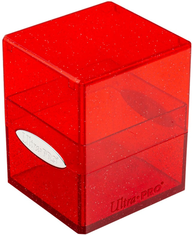 SATIN CUBE GLITTER RED | Cards and Coasters CA