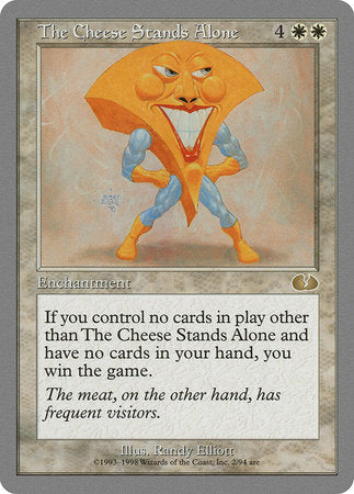 The Cheese Stands Alone [Unglued] | Cards and Coasters CA