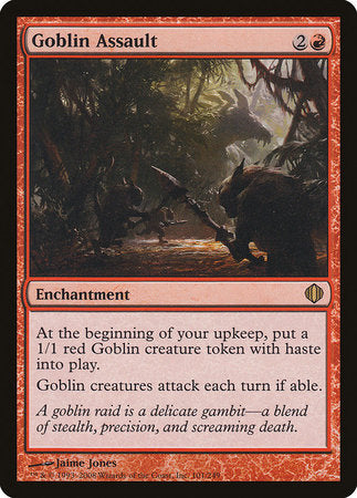 Goblin Assault [Shards of Alara] | Cards and Coasters CA