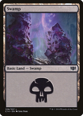Swamp (328) [Commander 2014] | Cards and Coasters CA