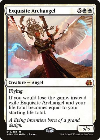 Exquisite Archangel [Aether Revolt] | Cards and Coasters CA