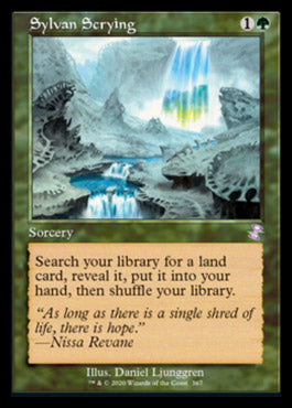 Sylvan Scrying (Timeshifted) [Time Spiral Remastered] | Cards and Coasters CA