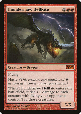 Thundermaw Hellkite [Magic 2013] | Cards and Coasters CA