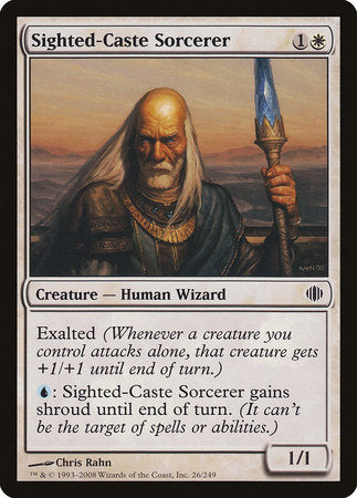 Sighted-Caste Sorcerer [Shards of Alara] | Cards and Coasters CA