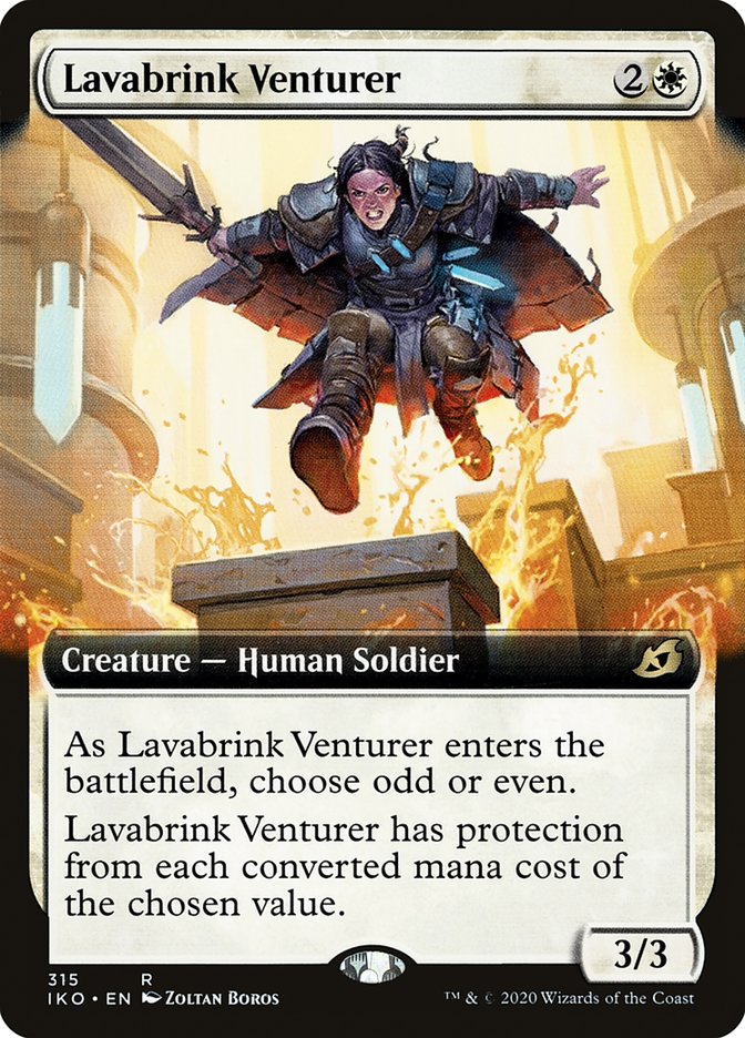 Lavabrink Venturer (Extended Art) [Ikoria: Lair of Behemoths] | Cards and Coasters CA