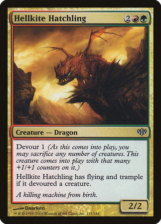 Hellkite Hatchling [Conflux] | Cards and Coasters CA