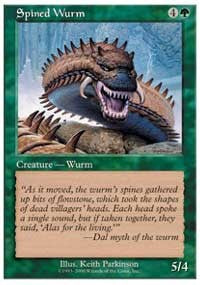 Spined Wurm [Starter 2000] | Cards and Coasters CA