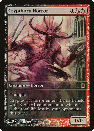 Cryptborn Horror [Return to Ravnica Promos] | Cards and Coasters CA