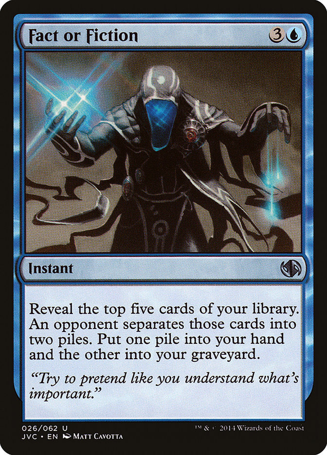 Fact or Fiction [Duel Decks Anthology] | Cards and Coasters CA
