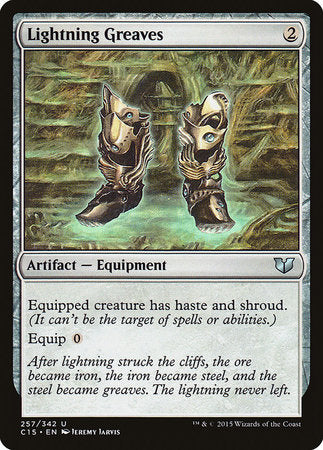 Lightning Greaves [Commander 2015] | Cards and Coasters CA