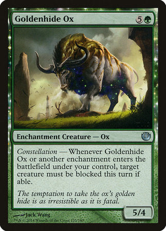 Goldenhide Ox [Journey into Nyx] | Cards and Coasters CA