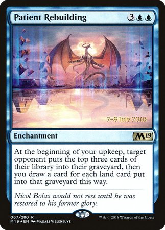 Patient Rebuilding [Core Set 2019 Promos] | Cards and Coasters CA
