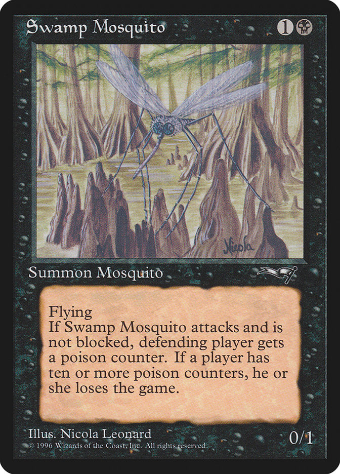 Swamp Mosquito (Facing Forward) [Alliances] | Cards and Coasters CA
