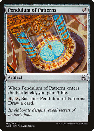 Pendulum of Patterns [Aether Revolt] | Cards and Coasters CA