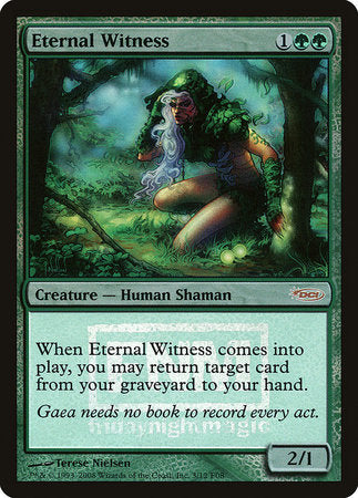 Eternal Witness [Friday Night Magic 2008] | Cards and Coasters CA