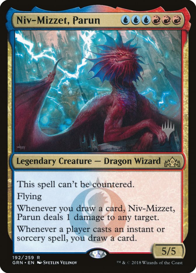 Niv-Mizzet, Parun (Promo Pack) [Guilds of Ravnica Promos] | Cards and Coasters CA