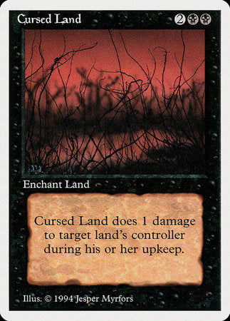 Cursed Land [Summer Magic / Edgar] | Cards and Coasters CA