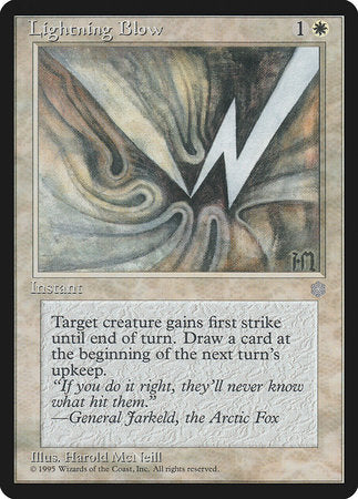 Lightning Blow [Ice Age] | Cards and Coasters CA