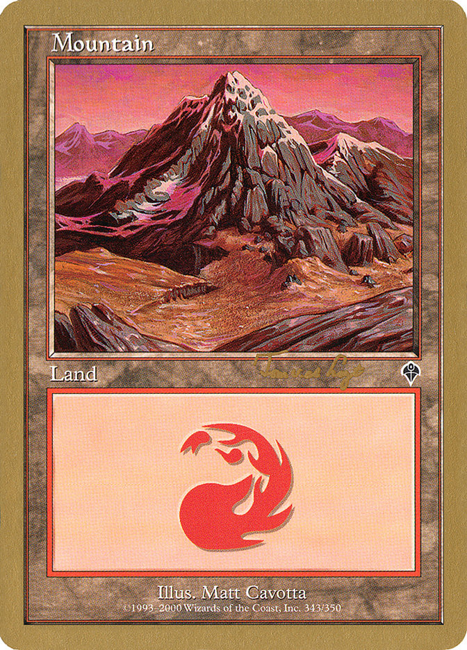 Mountain (tvdl343) (Tom van de Logt) [World Championship Decks 2001] | Cards and Coasters CA