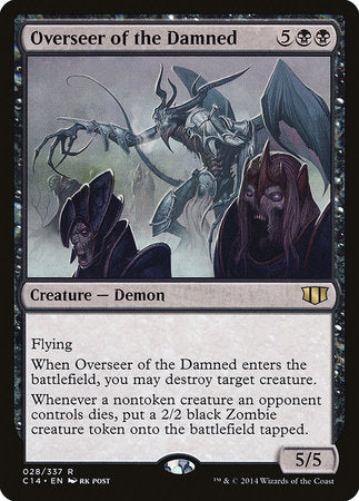 Overseer of the Damned [Commander 2014] | Cards and Coasters CA