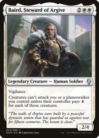 Baird, Steward of Argive [Dominaria] | Cards and Coasters CA