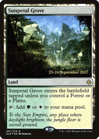 Sunpetal Grove [Ixalan Promos] | Cards and Coasters CA