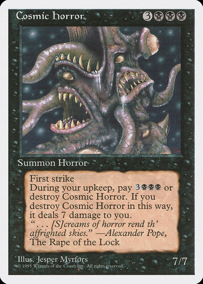 Cosmic Horror [Fourth Edition] | Cards and Coasters CA