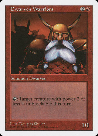 Dwarven Warriors [Fifth Edition] | Cards and Coasters CA