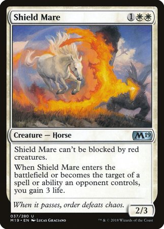 Shield Mare [Core Set 2019] | Cards and Coasters CA