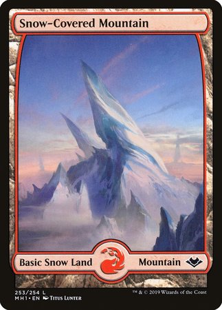 Snow-Covered Mountain [Modern Horizons] | Cards and Coasters CA