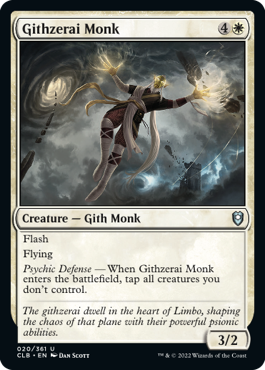 Githzerai Monk [Commander Legends: Battle for Baldur's Gate] | Cards and Coasters CA