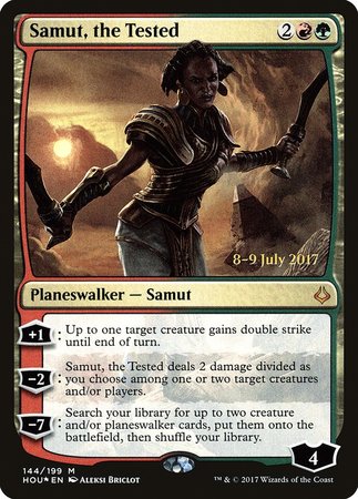 Samut, the Tested [Hour of Devastation Promos] | Cards and Coasters CA
