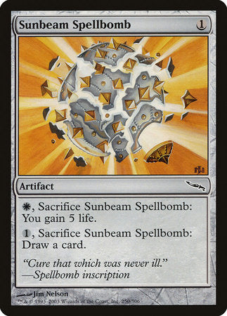 Sunbeam Spellbomb [Mirrodin] | Cards and Coasters CA