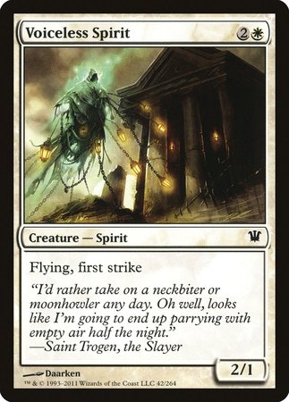 Voiceless Spirit [Innistrad] | Cards and Coasters CA