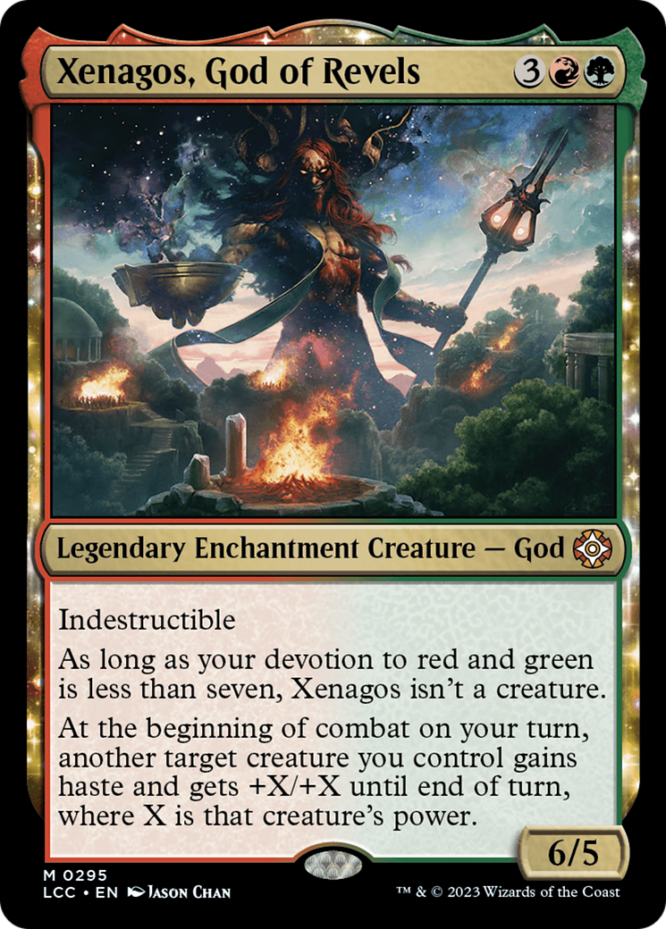 Xenagos, God of Revels [The Lost Caverns of Ixalan Commander] | Cards and Coasters CA
