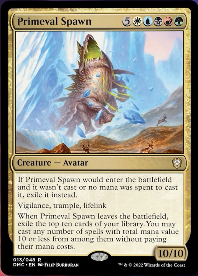 Primeval Spawn [Dominaria United Commander] | Cards and Coasters CA