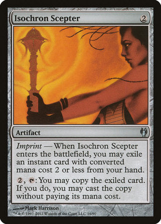 Isochron Scepter [Duel Decks: Izzet vs. Golgari] | Cards and Coasters CA