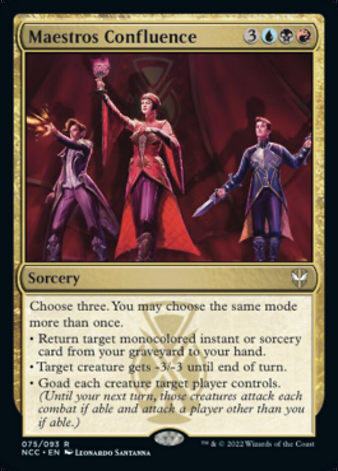 Maestros Confluence [Streets of New Capenna Commander] | Cards and Coasters CA