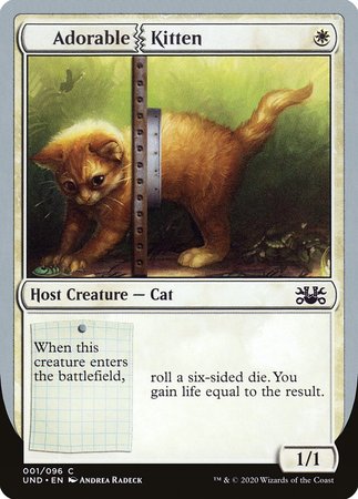 Adorable Kitten [Unsanctioned] | Cards and Coasters CA