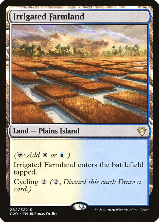 Irrigated Farmland [Commander 2020] | Cards and Coasters CA