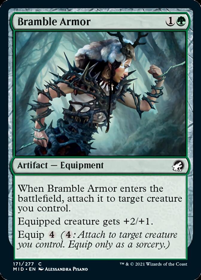 Bramble Armor [Innistrad: Midnight Hunt] | Cards and Coasters CA