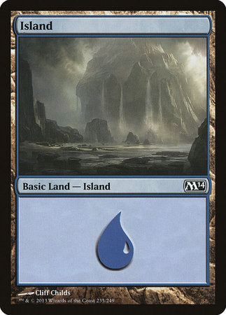 Island (235) [Magic 2014] | Cards and Coasters CA