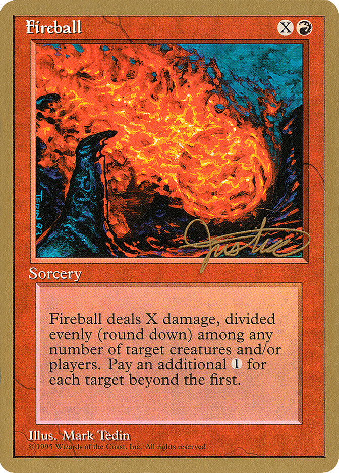 Fireball (Mark Justice) [Pro Tour Collector Set] | Cards and Coasters CA