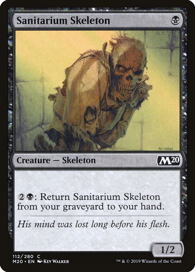 Sanitarium Skeleton [Core Set 2020] | Cards and Coasters CA