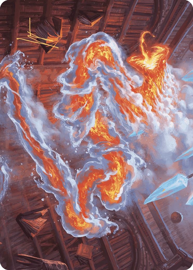 Scalding Viper Art Card (Gold-Stamped Signature) [Wilds of Eldraine Art Series] | Cards and Coasters CA