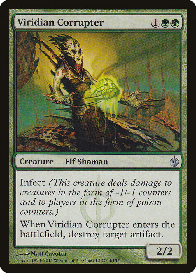 Viridian Corrupter [Mirrodin Besieged] | Cards and Coasters CA