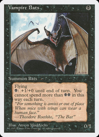 Vampire Bats [Fourth Edition] | Cards and Coasters CA