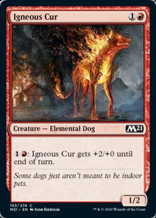 Igneous Cur [Core Set 2021] | Cards and Coasters CA